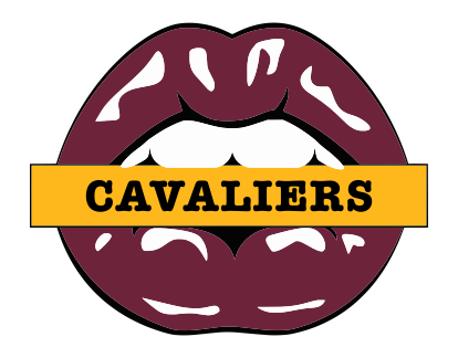 Cleveland Cavaliers Lips Logo vinyl decal